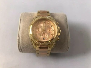 MICHAEL KORS AUTHENTIC BLAIR ROSE GOLD WOMEN'S LADIES MK6316 WATCH MSRP $275 - Picture 1 of 8