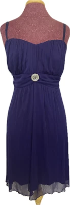 Ruby Rox Women's Evening Purple Chiffon Straps Dress Size 1X - Image 1 of 4
