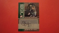 2008 09 ITG Between the Pipes Future Stars A-SS STEVEN STANFORD  Autograph  