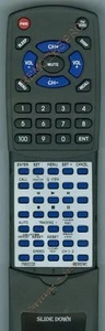 Replacement Remote for ZENITH TVBR0912Z, 076X0CC020 - Picture 1 of 1