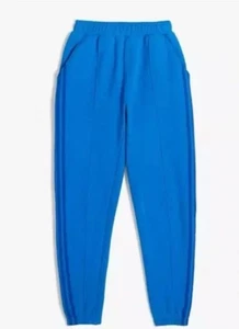 Ivy Park X Adidas Blue UNISEX Male Female Sweatpants Jogger Thick Glory Blue M - Picture 1 of 4