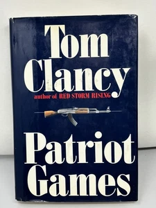 Patriot Games by Tom Clancy 1987 1st edition 1st print HC DJ VTG - Imagen 1 de 14
