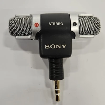 Sony ECM DS70P Electret Condenser Wireless Stereo Microphone 3.5MM Plug Japan - Image 1 of 4
