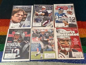 TOM BRADY SPORTS ILLUSTRATED NEW ENGLAND PATRIOTS LOT OF 6 LABELED MAGS - Picture 1 of 1