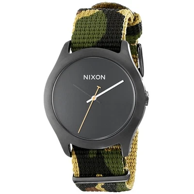 Reloj Nixon Mujer Mod Cuarzo Verde Camuflaje Nylon 39mm A348-1629 Foto 1 de 2