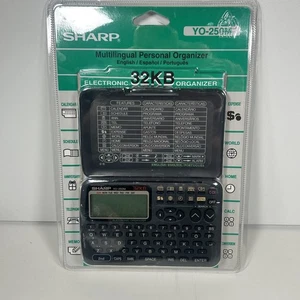 Sharp YO-250M Personal Organizer 32 Kb New Sealed Unopened Vintage 1990s - Picture 1 of 18
