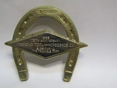 Antiguo 1983 75 aniversario Diamond Tool and Horseshoe Co. Duluth Mn. Peso del papel Foto 1 de 4