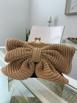 Antonio Melani Crocket XL Bow Clutch NWT $95 - Image 1 of 4