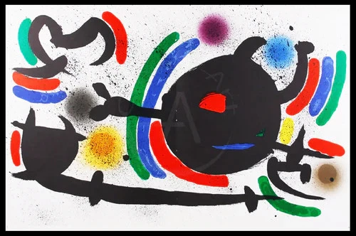 Miró, Joan - Litografia Original X - Wvz: Mourlot 866 - Farblithografie - Bild 1 von 1