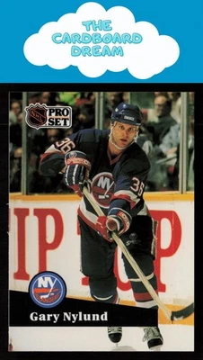 Gary Nylund 1991-92 Pro Set French #150 New York Islanders Hockey Card - Image 1 of 2