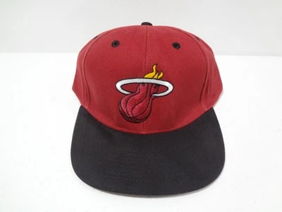 Vintage NBA Miami Heat LOGO Snapback Hat 90s Adidas NEW NWOT - Image 1 of 4