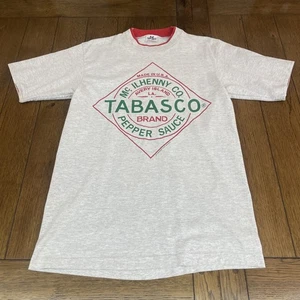 Vintage 90’s Tabasco Hot Sauce Made In USA T Shirt Size L Single Stitch - Picture 1 of 7