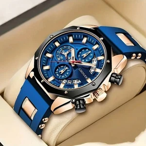 Reloj deportivo de silicona de negocios de moda y popular para hombre, automático de alta gama - Imagen 1 de 14