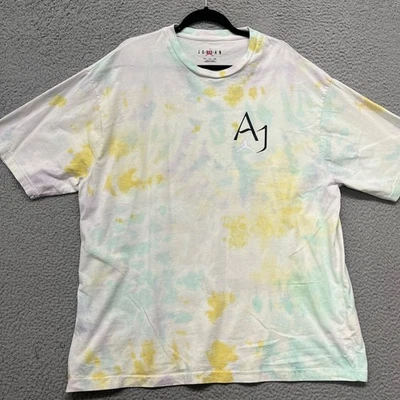 Air Jordan рубашка для взрослых XXL пастель галстук краситель баскетбол ворота MJ Nike Sports - Изображение 1 из 4