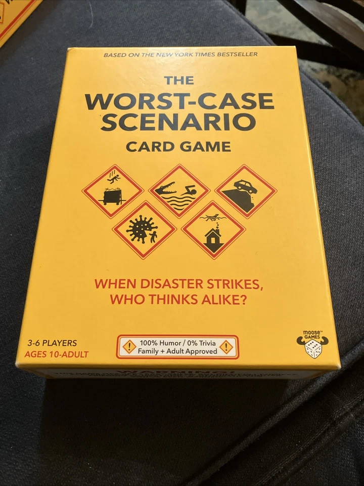 The Worst-Case Scenario Card Game: When Disaster Strikes, Who Thinks Alike? - Image 1 of 4