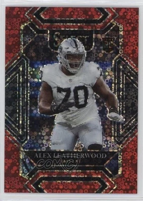 2021 Panini Select Club Level Red Disco Prizm /49 Alex Leatherwood Rookie RC - Image 1 of 2