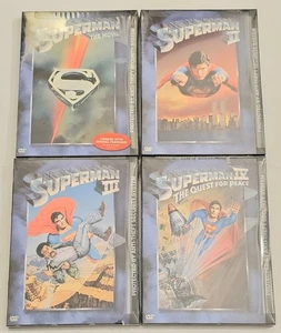 Superman: The Movie 1- 4 Expanded Edition NEW - Christopher Reeves DVD Lot  - Bild 1 von 5