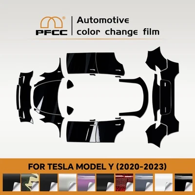 Película de protección de pintura precortada PPF para cambio de color de auto Tesla modelo Y 20-23 hágalo usted mismo Foto 1 de 4