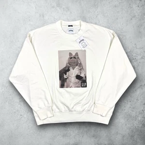 NEU GAP Kermit der Frosch Disney x The Muppets Miss Piggy Sweatshirt Größe Large - Bild 1 von 6
