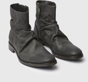 $748 John Varvatos Morrison Sharpei Canvas Leather Boots 8.5 - Picture 1 of 7