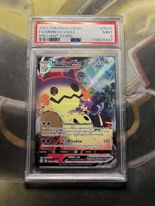 Mimikyu VMAX TG17/TG30 Swsh09: Brilliant Stars Trainer Gallery Holo PSA 9 - Imagen 1 de 2