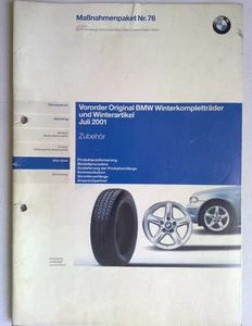 BMW AG Kundendienst-Schule Winterkompletträder und Winterartikel 2001 A-Seminar - Foto 1 di 1