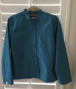 Chico's dünne gefütterte Damenjacke Stehkragen Größe 1 (M) - Bild 1 von 5