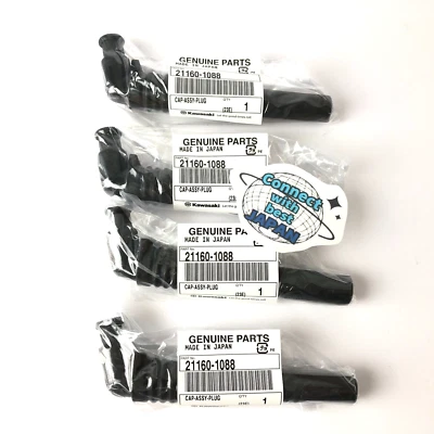 Juego de 4 tapas de enchufe originales Kawasaki Ninja ZX-6R ZX-7 ZX-7R ZX-7RR ZX-9R Foto 1 de 4
