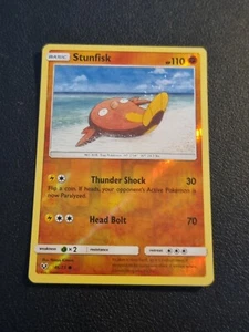 Pokemon TCG Karte - Leuchtende Legenden Reverse Holo Foil - Stunfisk 46/73 - Bild 1 von 1