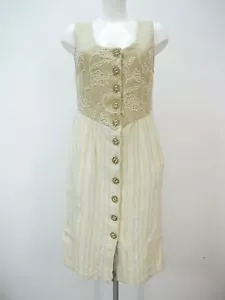 Country Classic Joyline beige mit Wienernaht herrliches Landhauskleid Gr.38 - Bild 1 von 4