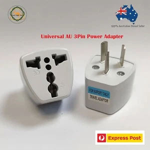 UK/US/EU Universal to AU Australian Power Plug Adapter 3 pin Converter - Picture 1 of 3