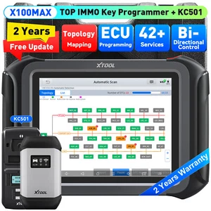 XTOOL X100 MAX Professional Key Programming Coding OBD2 Diagnostic Scanner Tools - Picture 1 of 13