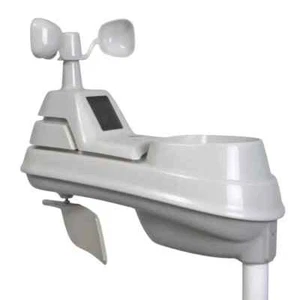 Sensor meteorológico AcuRite Iris 5 en 1 con pluviómetro 06004M velocidad del viento viento - Imagen 1 de 4