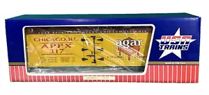 USA Trains No. 16077 G Scale Agar Packing Co. Refrigerator Car #317-New in Box! - Picture 1 of 9
