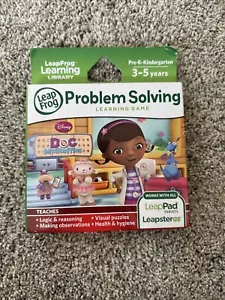 LeapFrog Doc McStuffins Game Cartridge Leapster Explorer LeapPad Problem Solving - Picture 1 of 7
