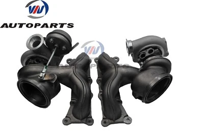NEW 2021 VIV TD04-17T 49131-07031+07041 Twin Turbocharger For BMW 335i/xi N54 - Image 1 of 4