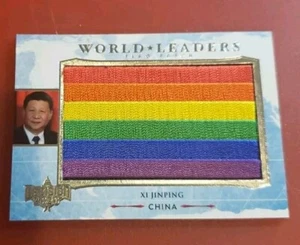 2020 Decision Xi Jinping President World Leaders China Flag Patch RAINBOW FLAG - Picture 1 of 2