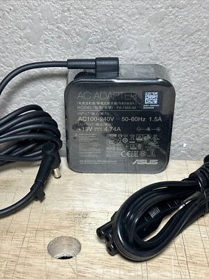 Novo Genuíno Carregador de Laptop Asus Adaptador AC PA-1900-30 PA-1900-92 19V 4.74A 90W - Imagem 1 de 2