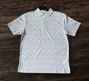 BEN HOGAN White Performance Polo Golf Purple Flags PalmTrees MEN’S SIZE XL - Picture 1 of 4