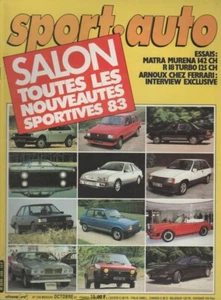 SPORT AUTO 249 1982 GP SCHWEIZ GP ITALIEN RALLYE 1000 SEEN 1000KM SPA R18 TURBO - Bild 1 von 2