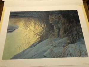 Robert Bateman: Siberian Tiger, Offset Lithography, Signed & #'D, 188/4500.