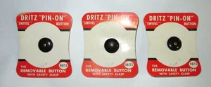 Botones en tarjetas Dritz Pin-On vintage 1950 RARO Y ÚNICO - Imagen 1 de 6