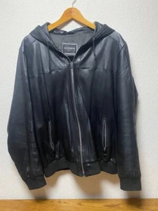 Lederjacke mit Kapuze LEONARDO schwarz Gr. XL echtes Leder - Bild 1 von 4