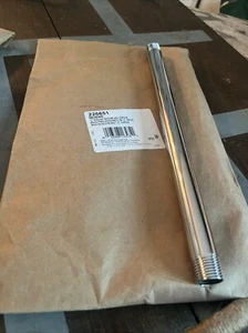 Moen 226651 12" Straight Shower Arm with 1/2" Connection - Chrome - Picture 1 of 3