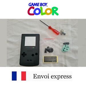 Coque GAME BOY COLOR Noir Black NEUF NEW + tournevis triwing - shell case