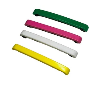 Goody Vintage Girls Barrettes Pink Green White Yellow 70s 80s - Picture 1 of 5