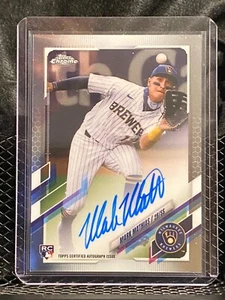 Mark Mathias 2020 Topps Chrome Rookie Auto Brewers - Picture 1 of 2