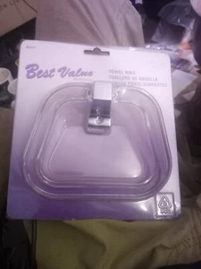 Best Value Bathware Towel Ring & Polished Chrome Hanger - Picture 1 of 6