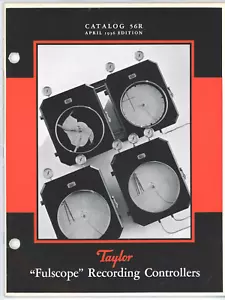 Catálogo de abril de 1936 56R Taylor Fulscope controladores de grabación Rochester NY - Imagen 1 de 3