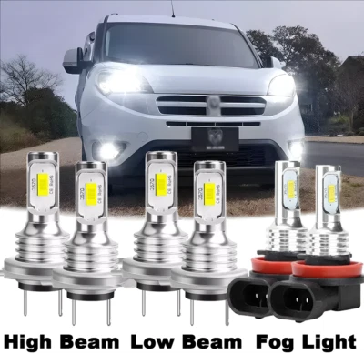 Combo de faros antiniebla LED para RAM ProMaster 1500 2500 3500 2014-2021 Foto 1 de 4